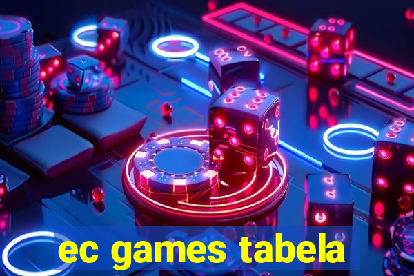 ec games tabela